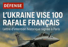 L’Ukraine signe une lettre d’intention pour l’acquisition de 100 Rafale français à Paris