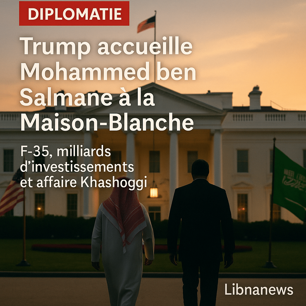 Donald Trump accueille Mohammed ben Salmane à la Maison-Blanche et défend le prince saoudien sur l’affaire Khashoggi Donald Trump accueille Mohammed ben Salmane à la Maison-Blanche et défend le prince saoudien sur l’affaire Khashoggi