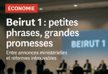 Les ministres à Beirut 1: petites phrases, grandes promesses et peu d’actes Les ministres à Beirut 1: petites phrases, grandes promesses et peu d’actes