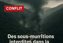 Israël utilise des munitions à sous-munitions interdites au Sud Liban