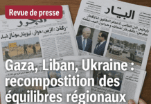 Revue de presse du 21/11/25: recomposition des équilibres régionaux autour de Gaza, du Liban et de l’Ukraine