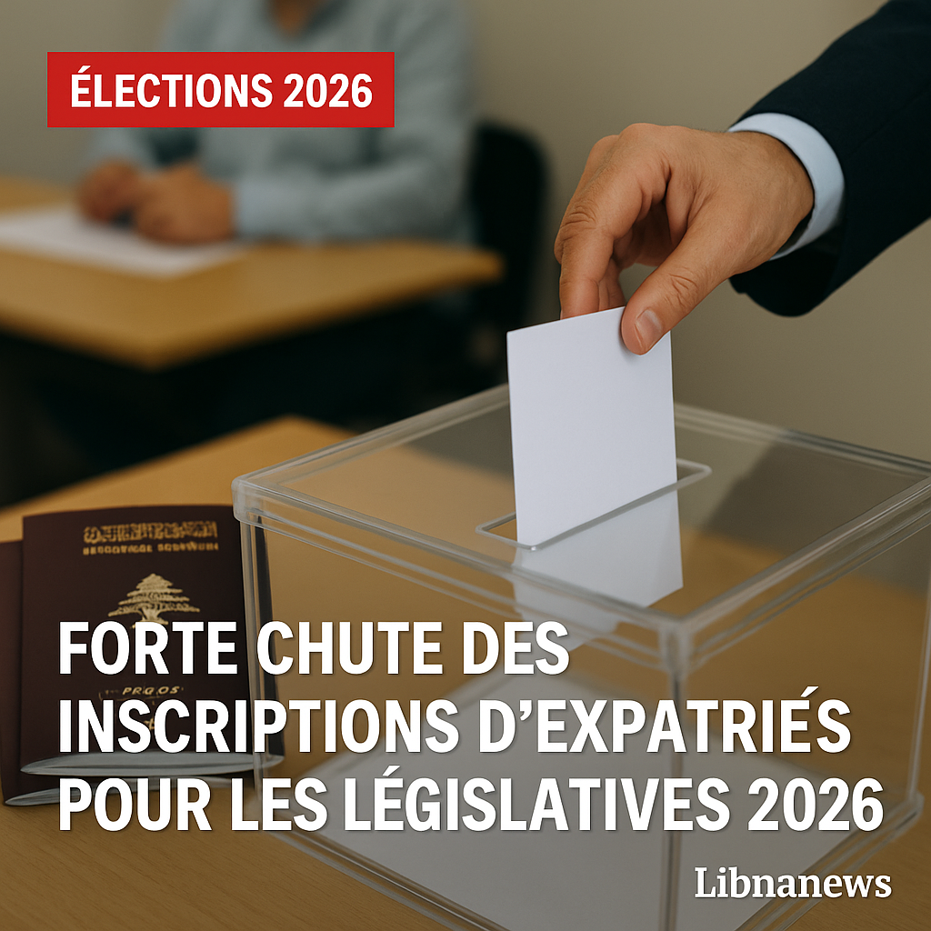 Baisse marquée des inscriptions d’expatriés pour les élections législatives libanaises de 2026