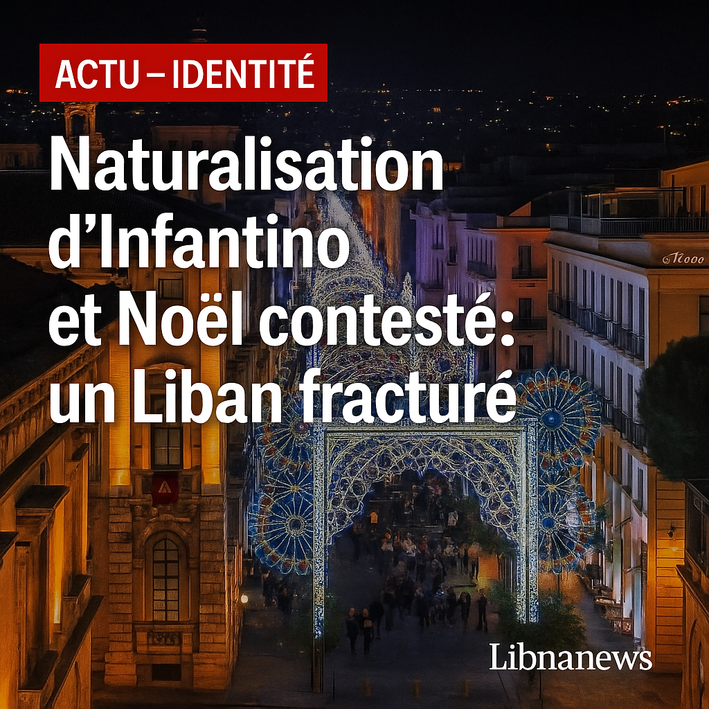 Naturalisation de Gianni Infantino et polémique sur les décorations de Noël : deux débats qui révèlent les fractures de l&rsquo;identité libanaise
