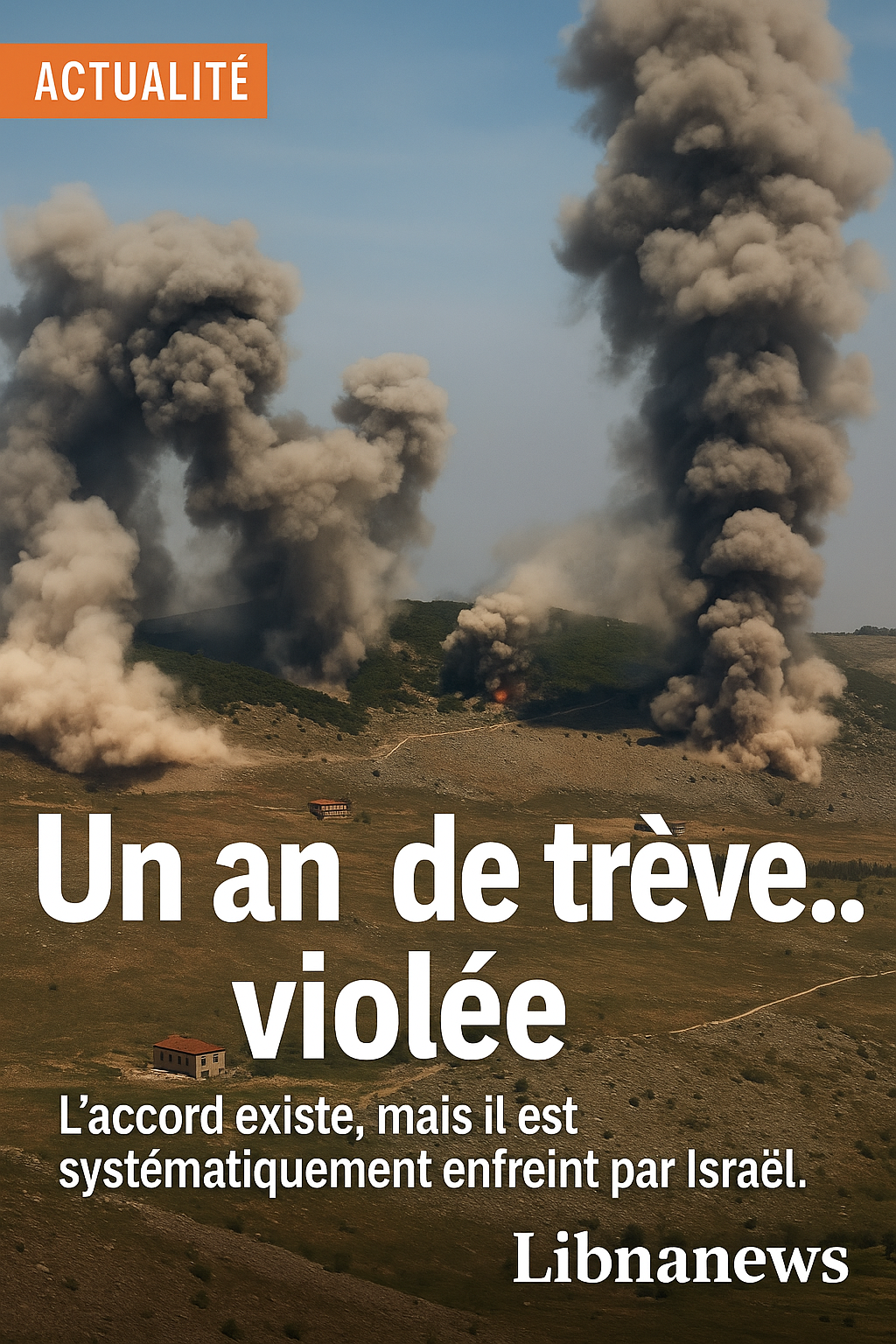 Un an de trêve au Liban : un cessez-le-feu à sens unique
