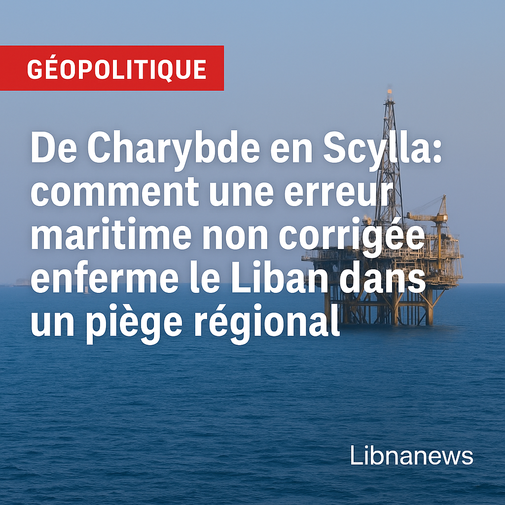 De Charybde en Scylla: comment une erreur maritime non corrigée enferme le Liban dans un piège regional De Charybde en Scylla: comment une erreur maritime non corrigée enferme le Liban dans un piège regional