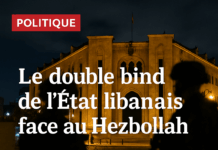 Le double bind de l’Etat libanais face au Hezbollah : entre faiblesse étatique, porosité des flux financiers, faiblesse financière de l’Etat due à la corruption et manque d’armements et à l’absence d’un contrôle financier véritablement indépendant des politiciens.
