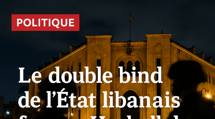 Le double bind de l’Etat libanais face au Hezbollah : entre faiblesse étatique, porosité des flux financiers, faiblesse financière de l’Etat due à la corruption et manque d’armements et à l’absence d’un contrôle financier véritablement indépendant des politiciens.