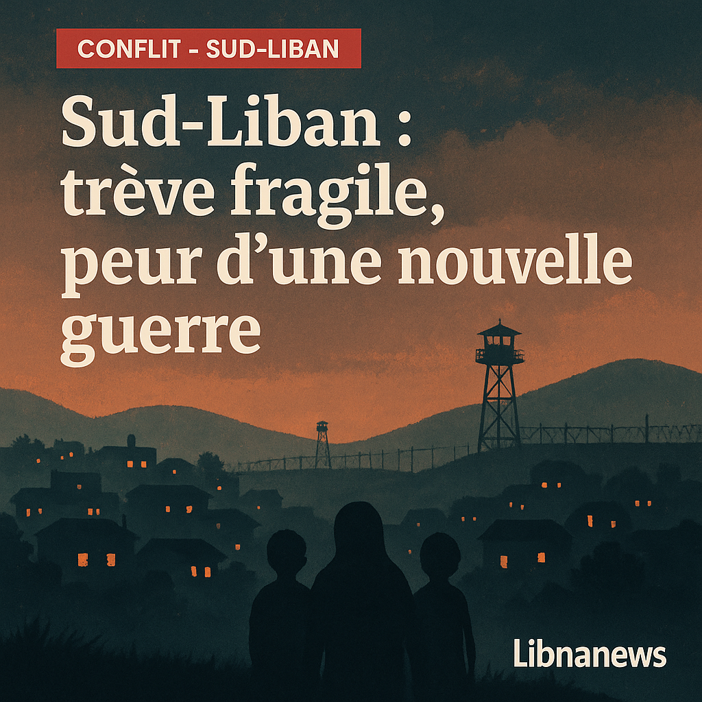 LE SUD-LIBAN, ENTRE TRÊVE SURVEILLÉE ET PEUR D’UNE NOUVELLE GUERRE