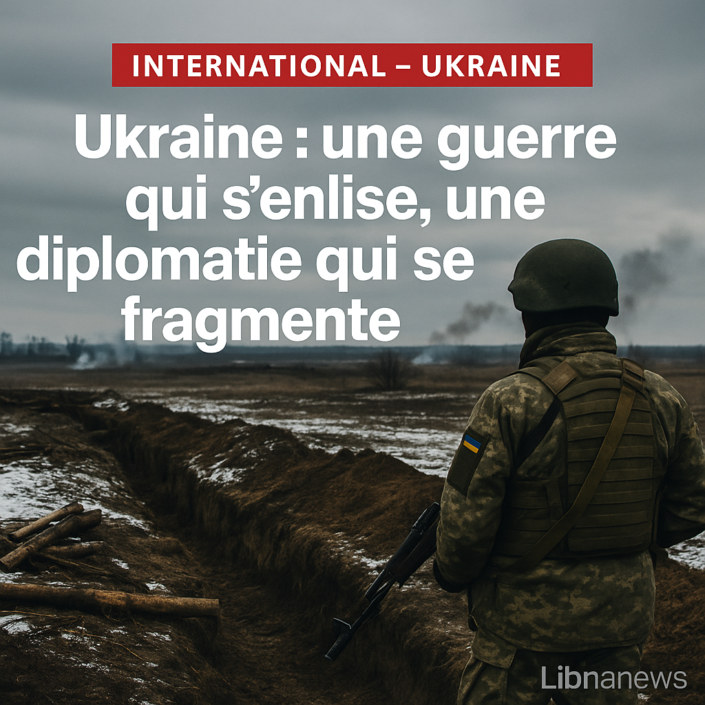 UKRAINE: UNE GUERRE QUI S’ENLISE, UNE DIPLOMATIE QUI SE FRAGMENTE