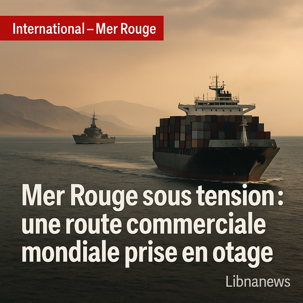 MER ROUGE SOUS TENSION: UNE ROUTE COMMERCIALE MONDIALE PRISE EN OTAGE