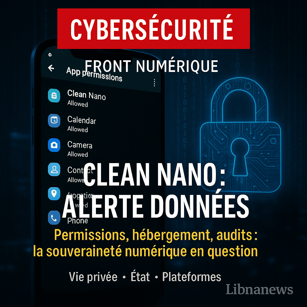 Front numérique libanais : de l’alerte sur Clean Nano à la question de la souveraineté des données