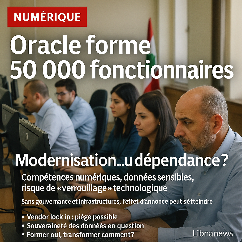 Oracle et la formation de 50 000 fonctionnaires : modernisation numérique ou nouvelle dépendance technologique ?