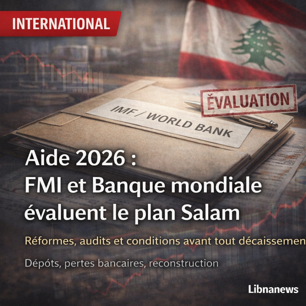 Réactions internationales au plan Salam : le FMI et la Banque mondiale évaluent les perspectives d’aide pour 2026 Réactions internationales au plan Salam : le FMI et la Banque mondiale évaluent les perspectives d’aide pour 2026