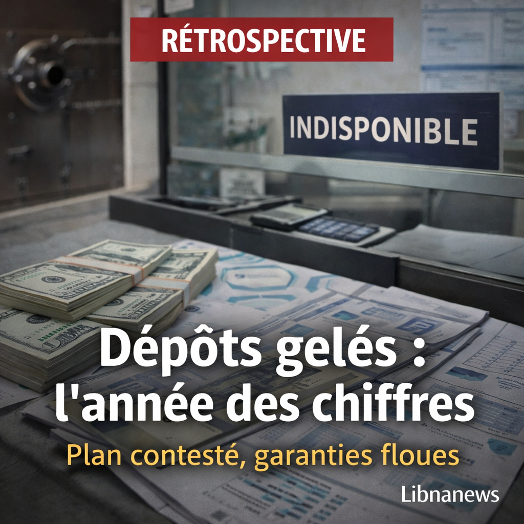Dépôts gelés : 2025, l’année où le Liban a (enfin) mis des chiffres sur la faillite — mais au prix d’un plan contesté