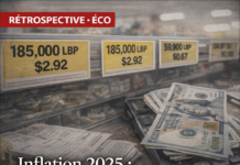 Inflation 2025 au Liban : l’indice ralentit, mais les prix montent en livres et