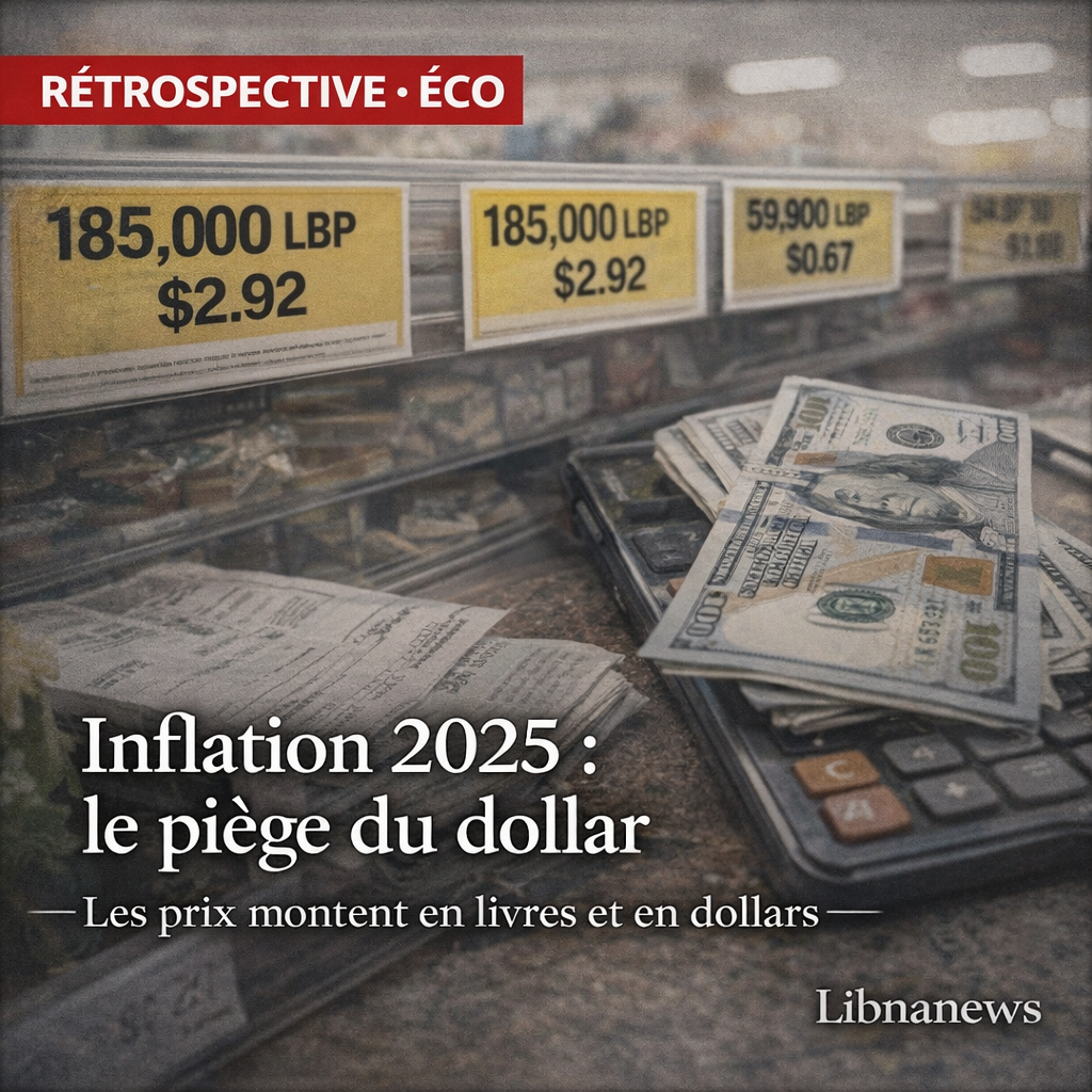 Inflation 2025 au Liban : l’indice ralentit, mais les prix montent en livres et