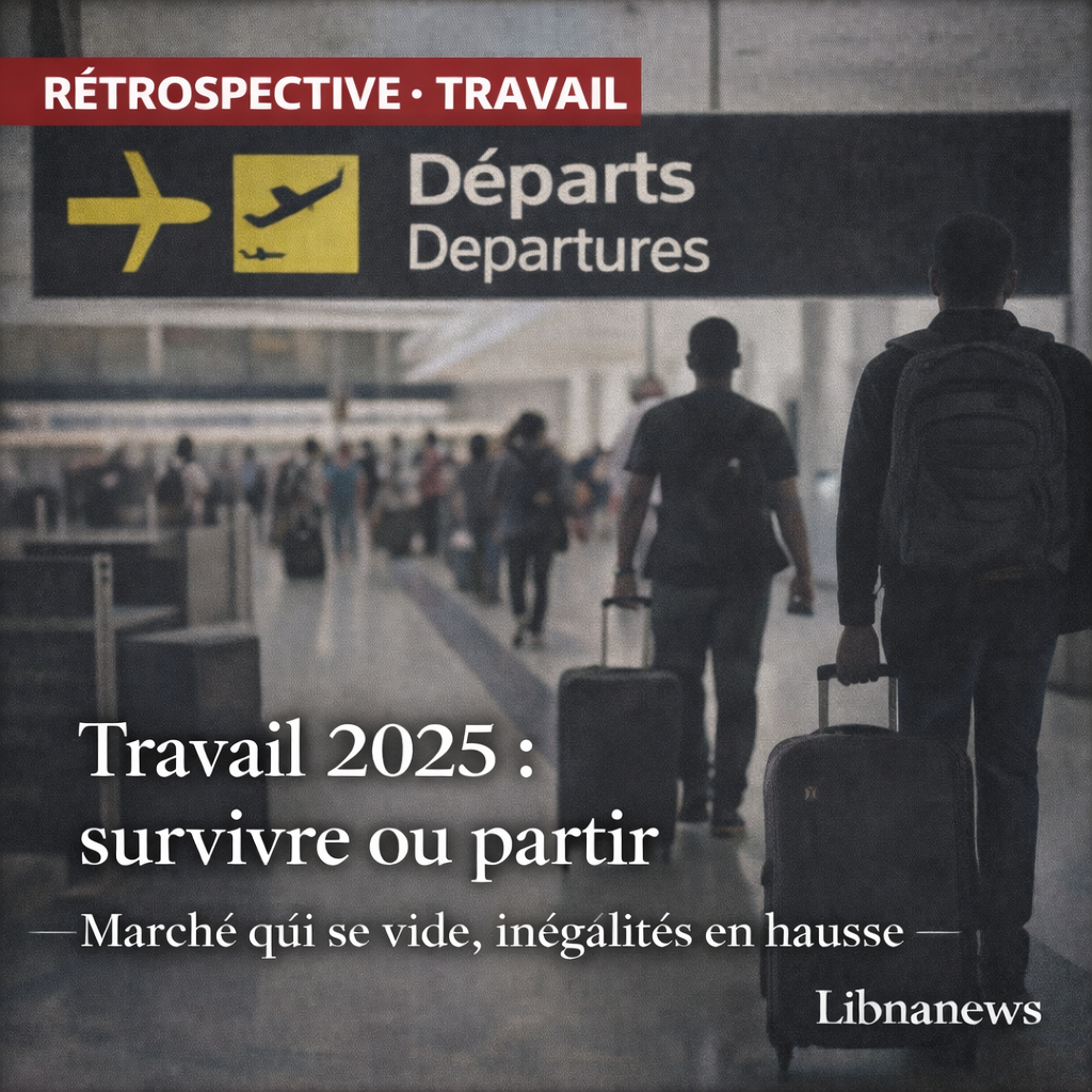 Travail et exode 2025 au Liban : une économie qui tourne, un marché du travail qui se vide — et l’inégalité qui se durcit
