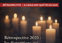 Rétrospective 2025: les disparitions qui ont fermé un chapitre et obligé le monde à relire son époque