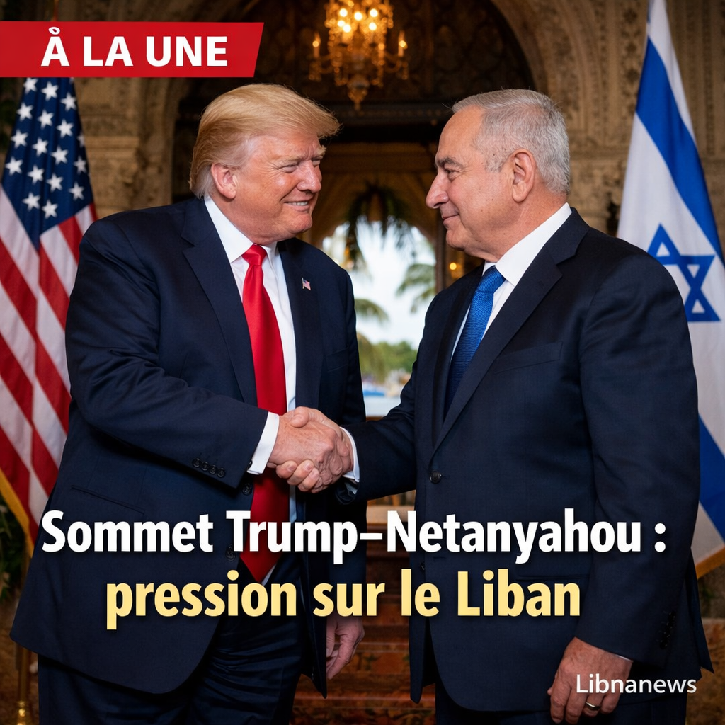 Revue de presse: sommet Trump-Netanyahou et pression sur le Liban Revue de presse: sommet Trump-Netanyahou et pression sur le Liban