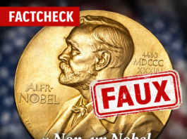 Peut-on « donner » son prix Nobel à Donald Trump ? Fact-check
