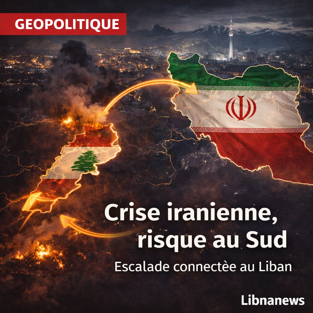 Pourquoi la crise iranienne pèse sur le Sud du Liban: lecture d’une escalade connectée Pourquoi la crise iranienne pèse sur le Sud du Liban: lecture d’une escalade connectée