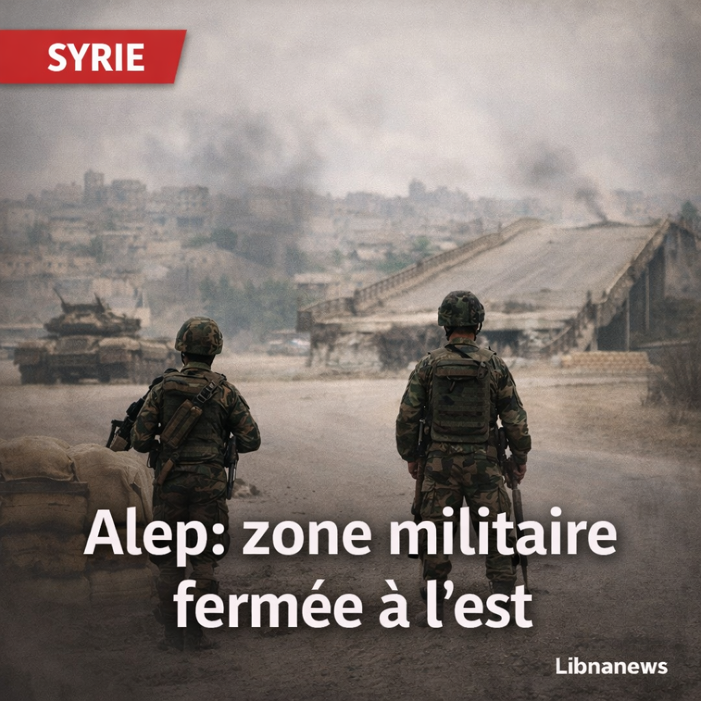 Syrie: à l’est d’Alep, la « zone militaire fermée » ouvre une nouvelle séquence de tension