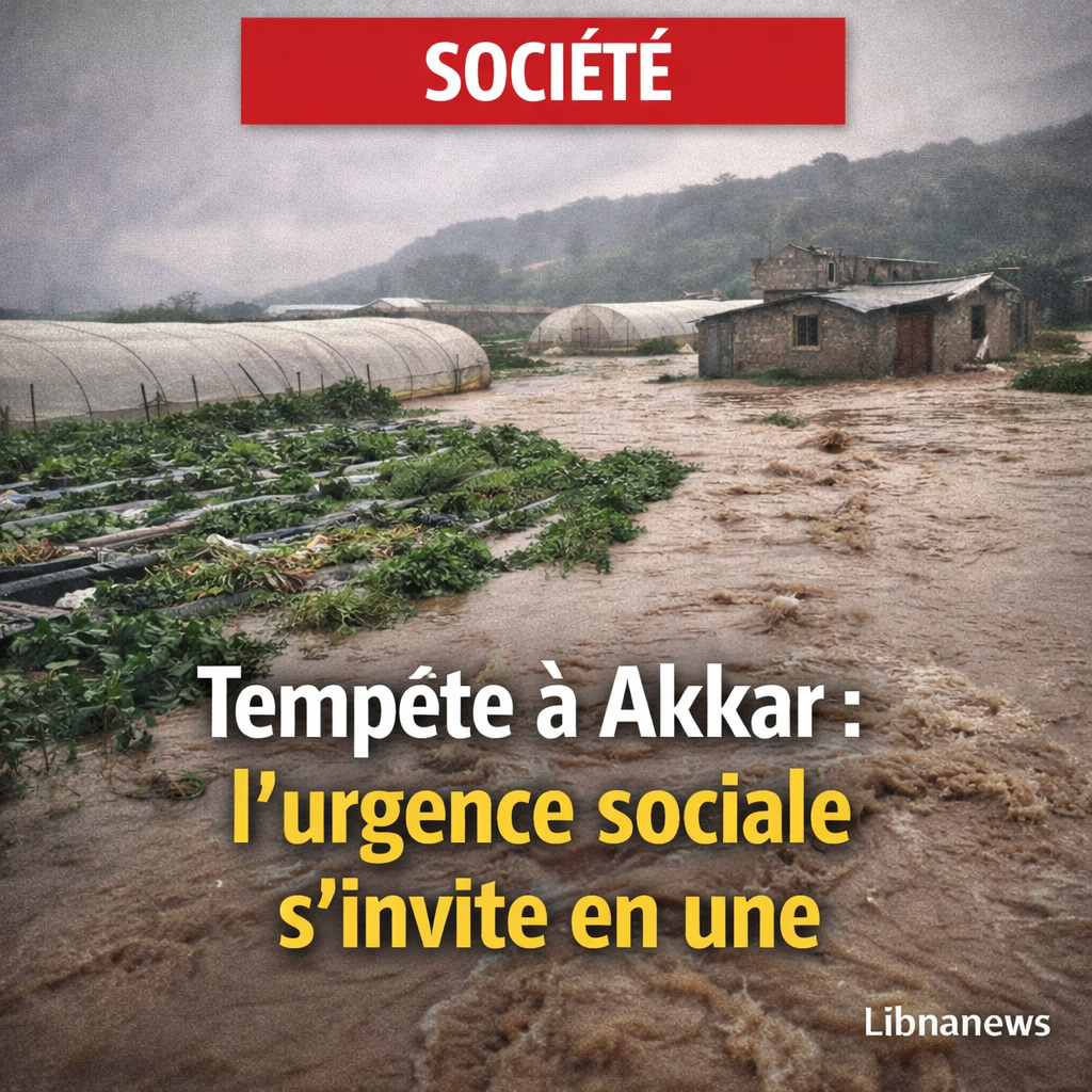 Tempête à Akkar: quand l’urgence sociale s’invite en une Tempête à Akkar: quand l’urgence sociale s’invite en une