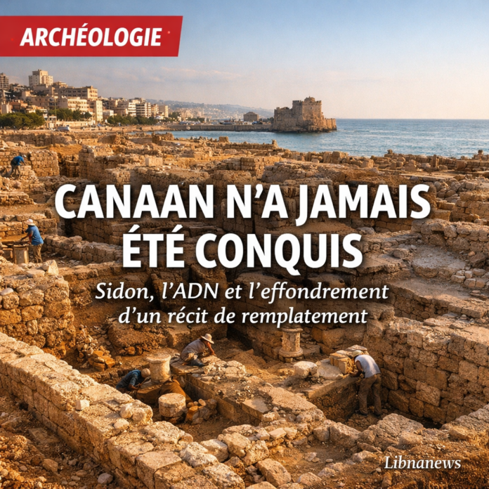 CANAAN N’A JAMAIS ÉTÉ CONQUIS PAR LE PEUPLE HÉBREUX : SIDON, L’ADN ET L’EFFONDREMENT D’UN RÉCIT DE REMPLACEMENT