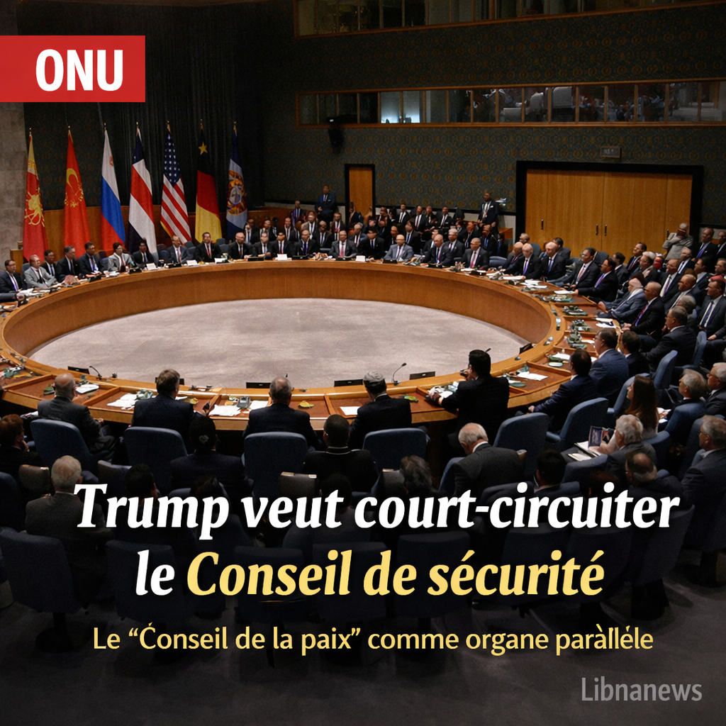 Trump accélère la création d’un « Conseil de la paix » défiant ouvertement le Conseil de sécurité de l’ONU et le droit international