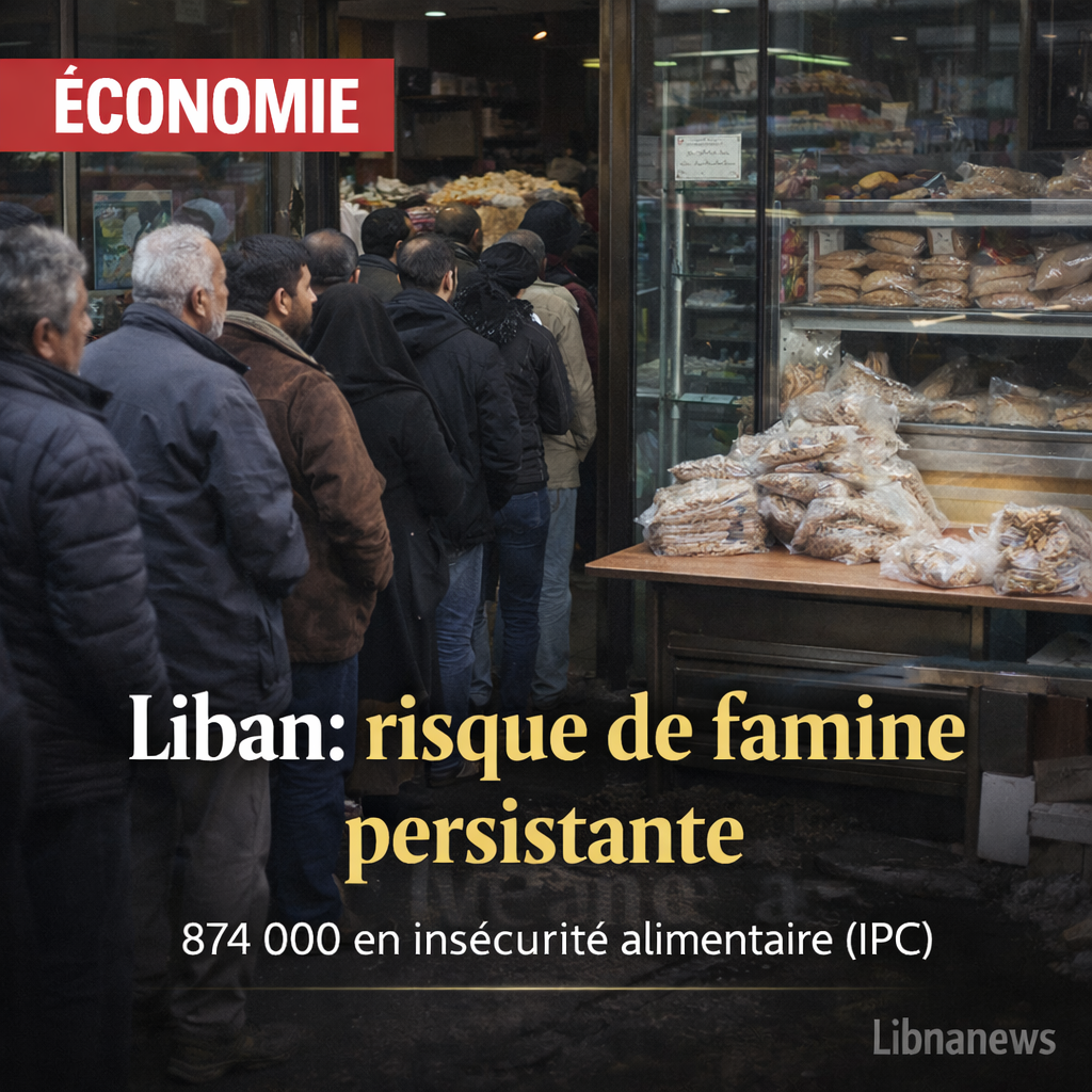 Liban : un nouveau rapport onusien alerte sur le risque de famine persistante malgré une légère amélioration