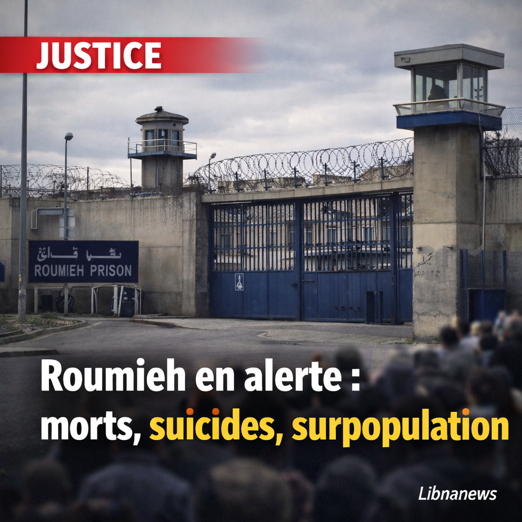 Prisons libanaises en alerte: morts à Roumieh, surpopulation et responsabilité de l’État