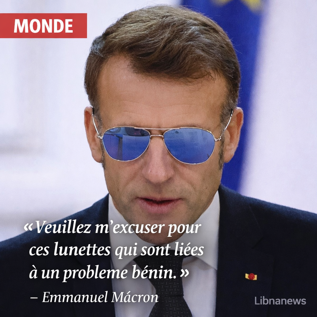 Emmanuel Macron à Davos : les lunettes aviateur qui marquent son discours au Forum économique mondial