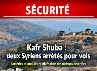 Arrestation de deux voleurs syriens à Kafr Shuba au cœur des tensions frontalières libano-israéliennes