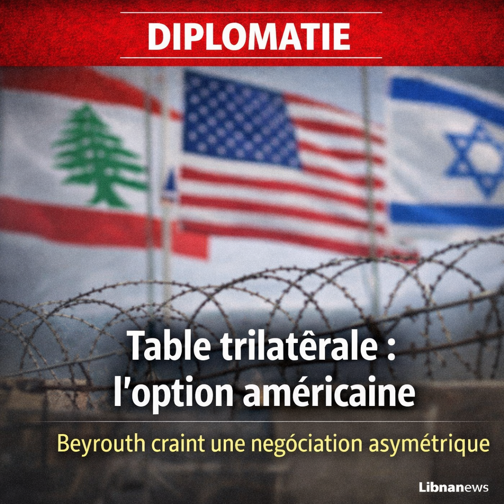 Une table trilatérale sous présidence américaine: le scénario qui inquiète Beyrouth Une table trilatérale sous présidence américaine: le scénario qui inquiète Beyrouth