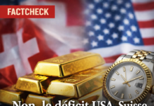 Factcheck — « 41 milliards $ de déficit USA–Suisse à cause des montres »