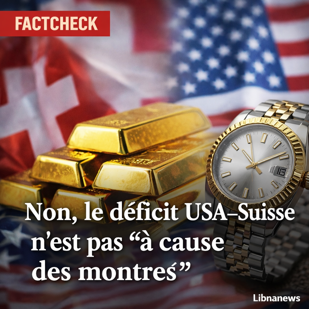 Factcheck — « 41 milliards $ de déficit USA–Suisse à cause des montres »