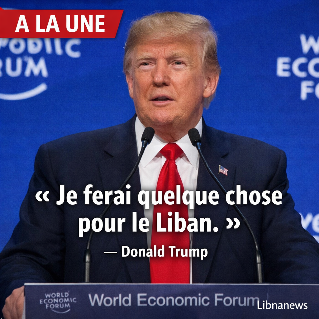 Revue de presse: Davos, pression américaine et escalade israélienne, le Liban sommé de choisir un cadre de sortie de crise Revue de presse: Davos, pression américaine et escalade israélienne, le Liban sommé de choisir un cadre de sortie de crise