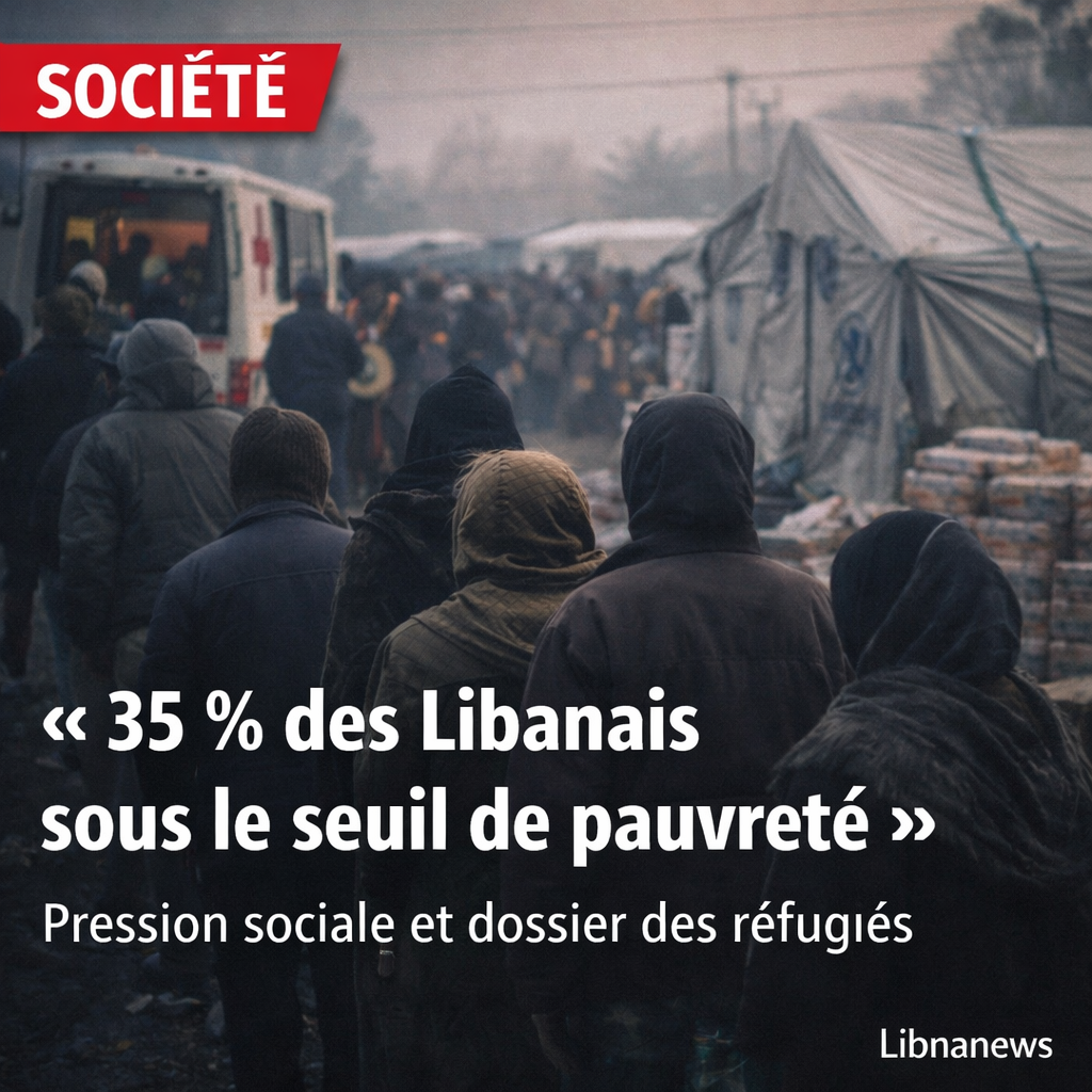La ministre des Affaires sociales annonce que 35 % des Libanais vivent sous le seuil de pauvreté et que le dossier des réfugiés syriens sera clos d’ici fin 2025 La ministre des Affaires sociales annonce que 35 % des Libanais vivent sous le seuil de pauvreté et que le dossier des réfugiés syriens sera clos d’ici fin 2025