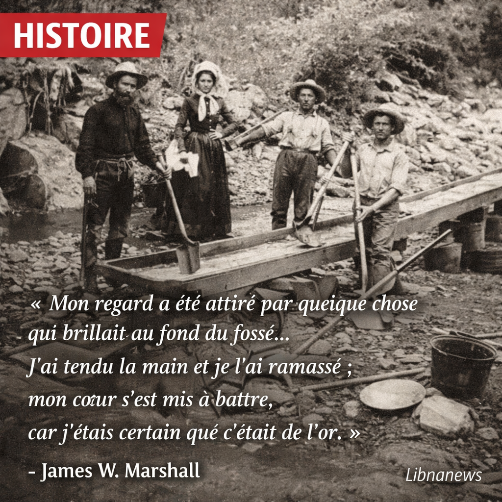 La découverte de l’or à Sutter’s Mill : l’étincelle de la ruée vers l’or californienne en 1848