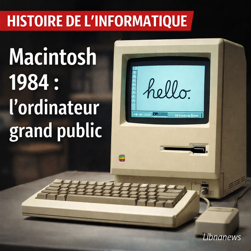 Le lancement du Macintosh par Apple en 1984 : une révolution dans l’informatique personnelle