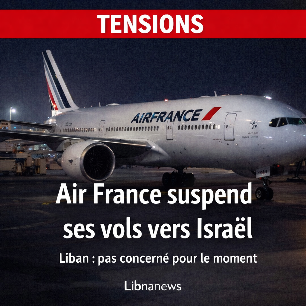 Air France et KLM suspendent leurs vols vers Israël et le Moyen-Orient face aux tensions accrues avec l’Iran