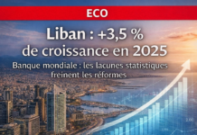 Le Liban affiche une croissance de 3,5 % en 2025 selon la Banque mondiale : les lacunes statistiques entravent les réformes fiscales