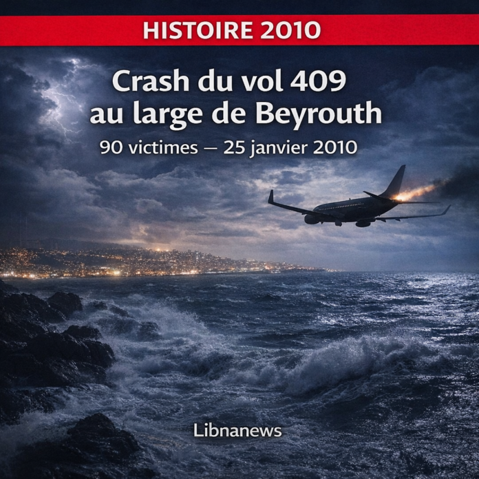 Le crash du vol 409 d’Ethiopian Airlines au large de Beyrouth en 2010