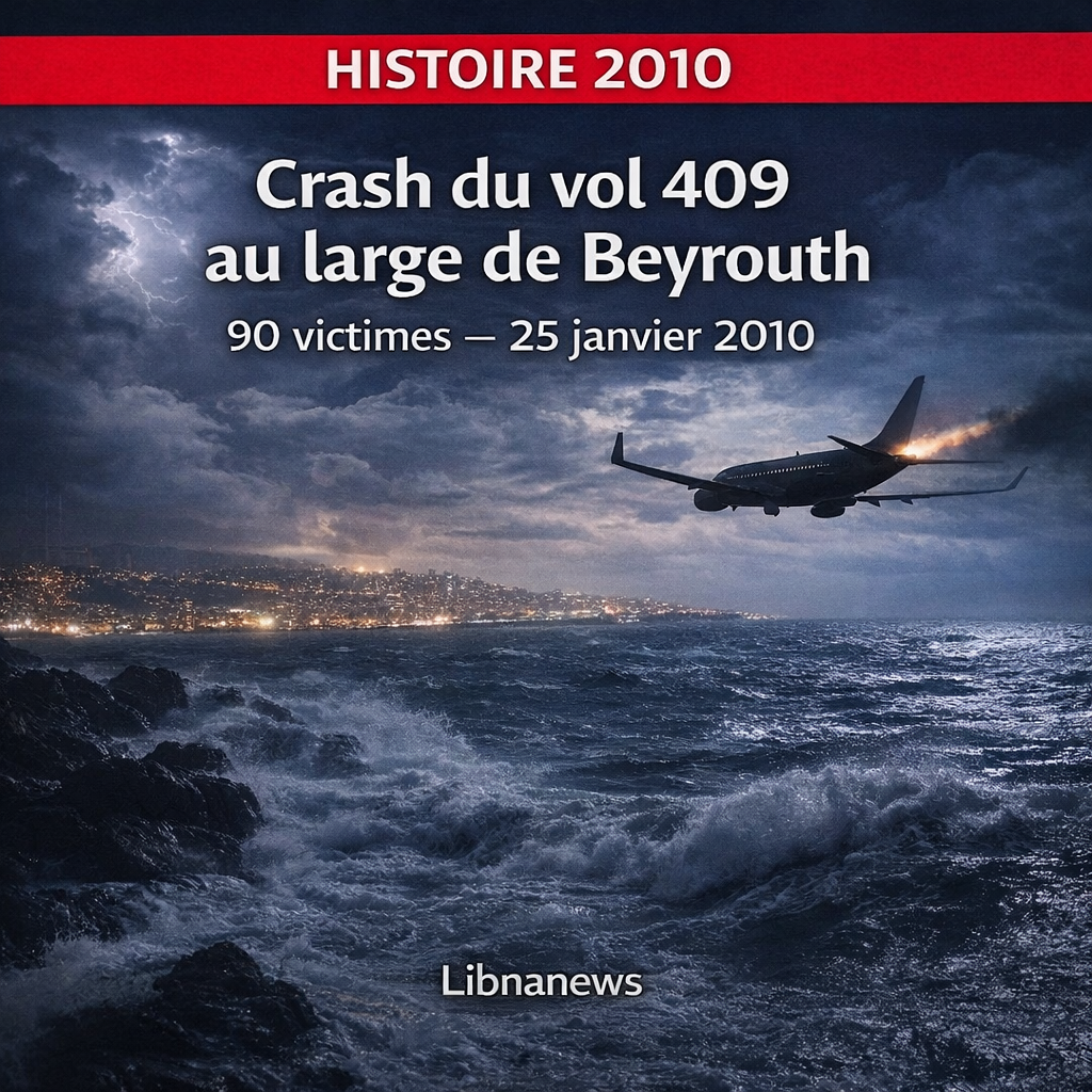 Le crash du vol 409 d’Ethiopian Airlines au large de Beyrouth en 2010