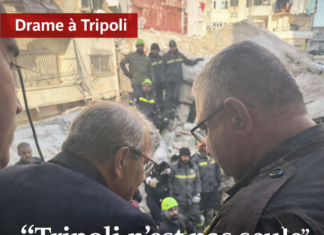 Nawaf Salam à Qobbeh : « Tripoli n’est pas seule » après l’effondrement d’un immeuble résidentiel