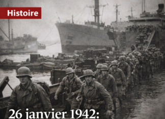 L’arrivée des premières troupes américaines en Europe : le débarquement à Belfast le 26 janvier 1942
