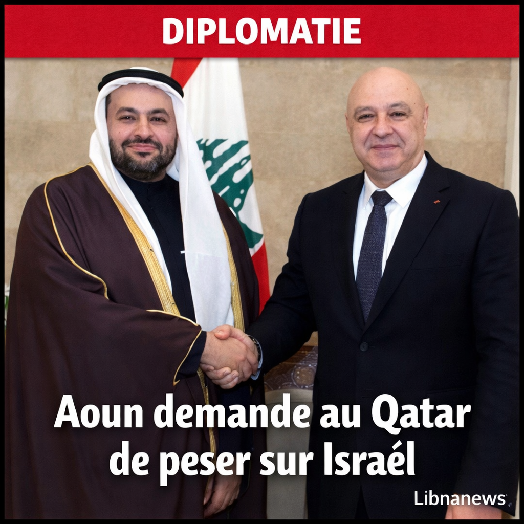 Le président Aoun reçoit le ministre qatari Al-Khalifi : appel à la pression sur Israël pour faciliter le mécanisme onusien