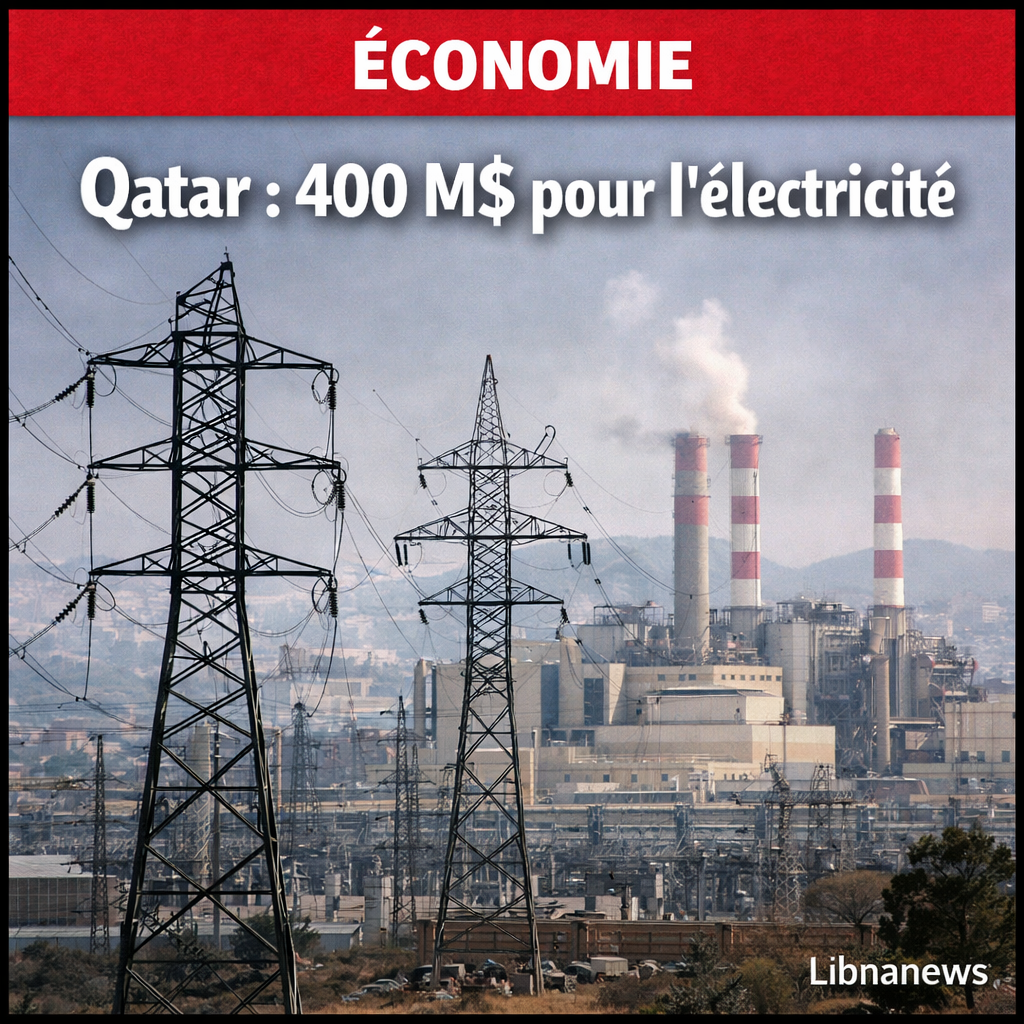 Le Qatar injecte 400 millions de dollars dans le secteur électrique libanais pour atténuer la crise énergétique Le Qatar injecte 400 millions de dollars dans le secteur électrique libanais pour atténuer la crise énergétique