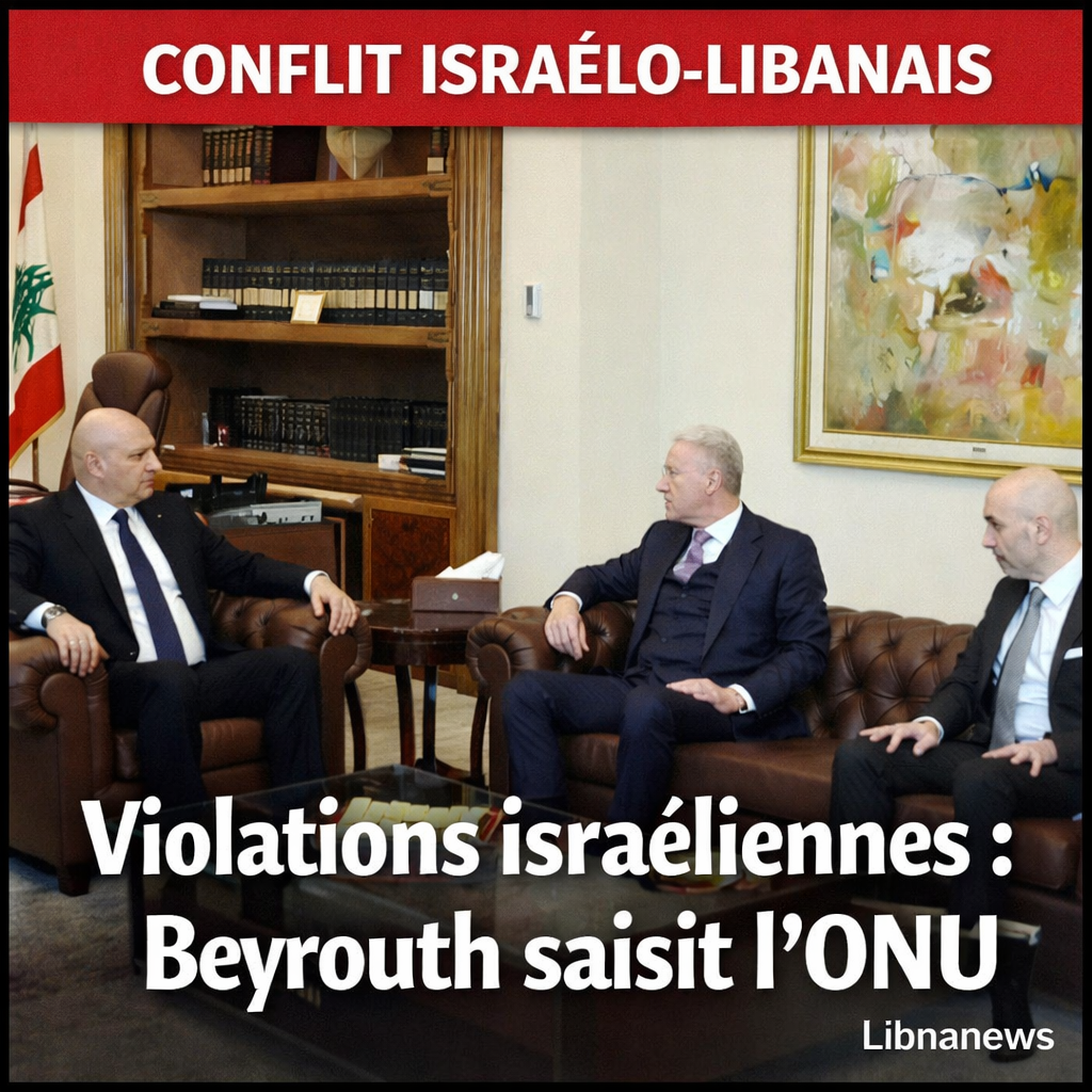Le Liban confronté à l’escalade des violations israéliennes : frappes aériennes persistantes, plaintes onusiennes et défis diplomatiques