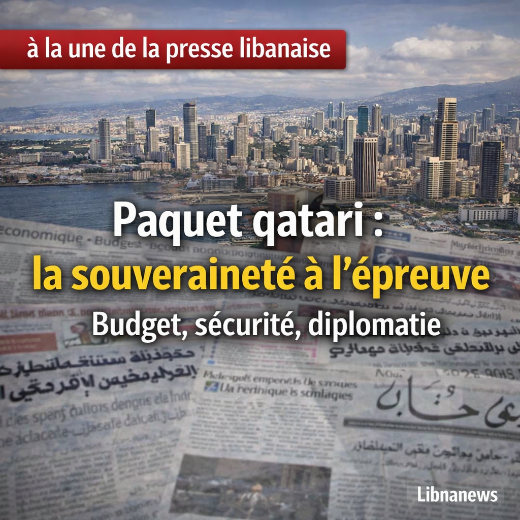 Revue de presse: le paquet qatari et l’épreuve de la souveraineté entre budget, sécurité et diplomatie